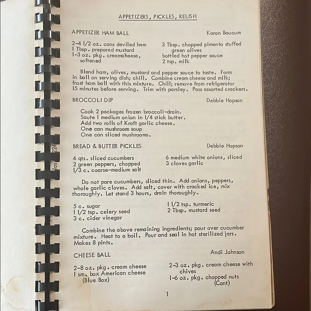 VTG Spiral-Bound Cookbook